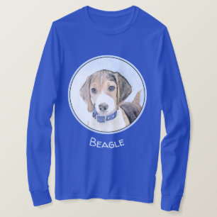 Beagle schilderen - Kute Original Dog Art T-shirt