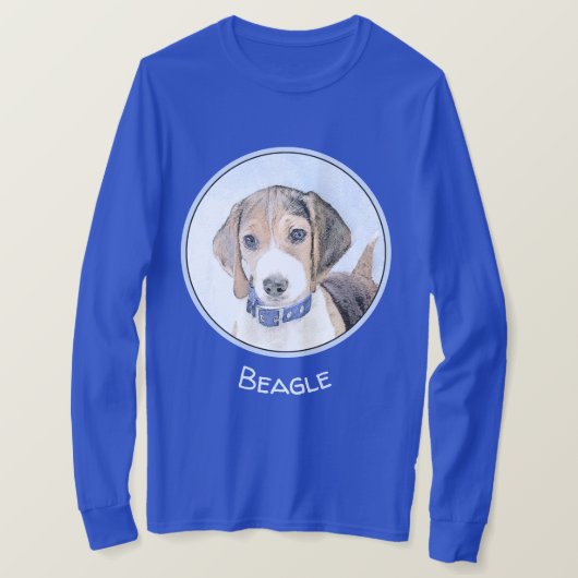 Beagle schilderen - Kute Original Dog Art T-shirt (Design voorkant)