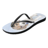 Beagle schilderen - Kute Original Dog Art Teenslippers (Schuin)