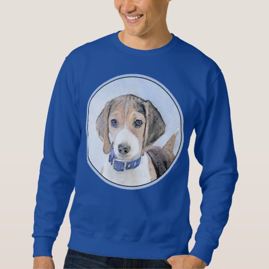 Beagle schilderen - Kute Original Dog Art Trui (Voorkant)