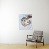 Beagle schilderen - Kute Original Dog Art Wandkleed (In situ)