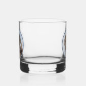 Beagle schilderen - Kute Original Dog Art Whisky Glas (Rechts)