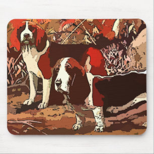 beagle schilderen op Muismat