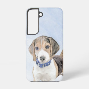Beagle Schilderij - Mooie Originele Hond Kunst Samsung Galaxy Hoesje