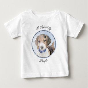Beagle Schilderij - Mooie Originele Honden Kunst
