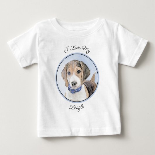 Beagle Schilderij - Mooie Originele Honden Kunst (Voorkant)