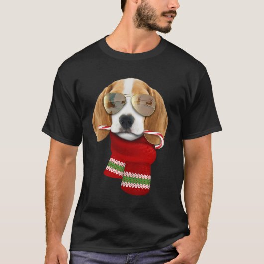 Beagle Shirt kerstcadeau voor Hondenliefhebbers pu (Voorkant)