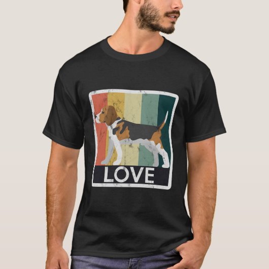 Beagle Shirt met lange mouwen (Voorkant)