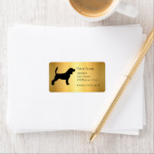 Beagle Silhouette Label (Insitu)