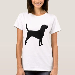 Beagle Silhouette (zwart) T-shirt