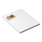Beagle Sleeping Cartoon Notitieblok (Schuin)