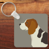 Beagle Sleutelhanger (Voorkant)