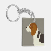 Beagle Sleutelhanger (Voorkant Links)