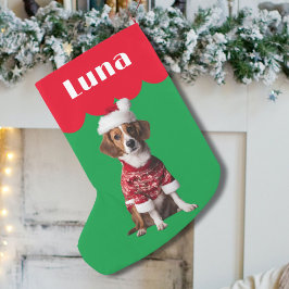 Beagle Spaniel hond cadeau Kerstmis huisdier schat Kleine Kerstsok