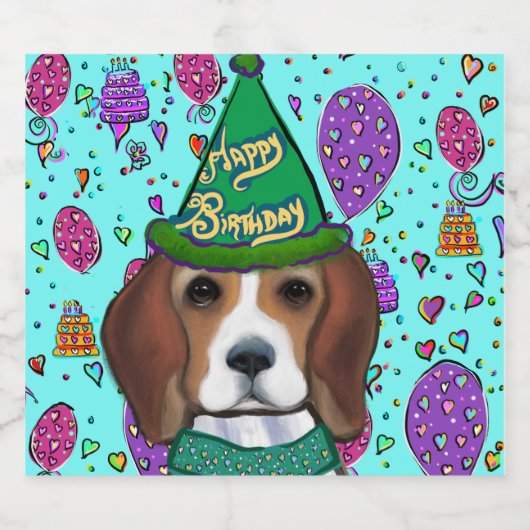 BEAGLE  SPARKLING WIJNETIKET (Enkel label)