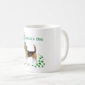 Beagle St. Patrick's Dag Koffiemok (Voorkant rechts)
