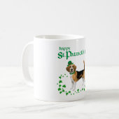 Beagle St. Patrick's Dag Koffiemok (Voorkant links)