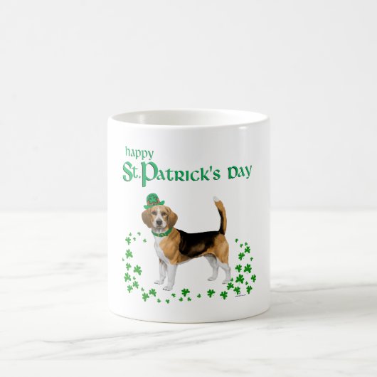 Beagle St. Patrick's Dag Koffiemok (Center)