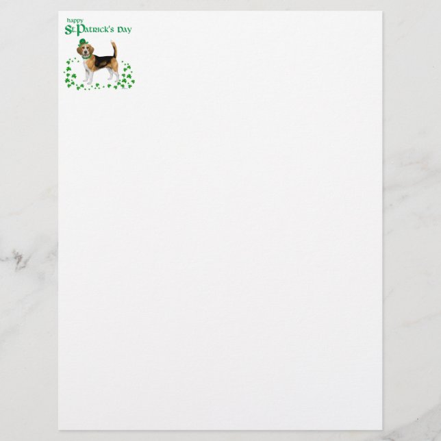 Beagle St Patricks Day (Voorkant)