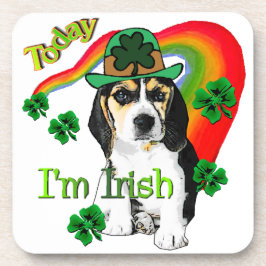 Beagle St Patrick's Day Bier Onderzetter