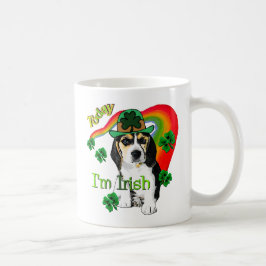 Beagle St Patrick's Day Koffiemok