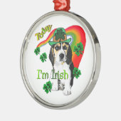 Beagle St Patrick's Day Metalen Ornament (Links)