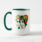 Beagle St Patrick's Day Mok (Links)