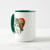 Beagle St Patrick's Day Mok (Voorkant links)