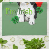 Beagle St Patrick's Day Theedoek (Gevouwen)