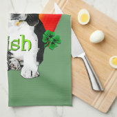 Beagle St Patrick's Day Theedoek (Quarter Fold)