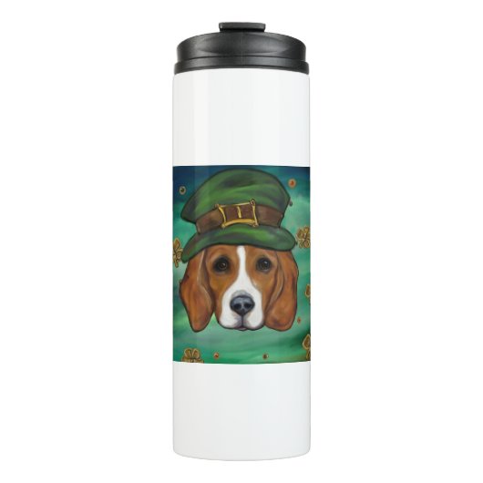 Beagle St. Patty Thermosbeker (Voorkant)