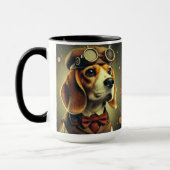 Beagle Steampunk Coffee Mok Cup (Links)