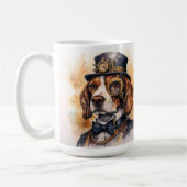 Beagle Steampunk Hond Koffiemok (Links)