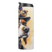 Beagle Steampunk Hond Thermosbeker (Geroteerd rechts)