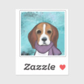 Beagle Sticker (Vel)