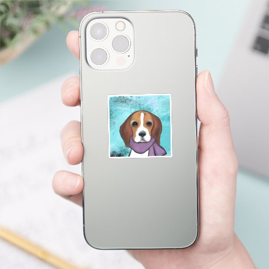 Beagle Sticker (Telefoon)
