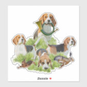 Beagle Sticker (Vel)