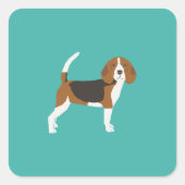 Beagle sticker (Voorkant)