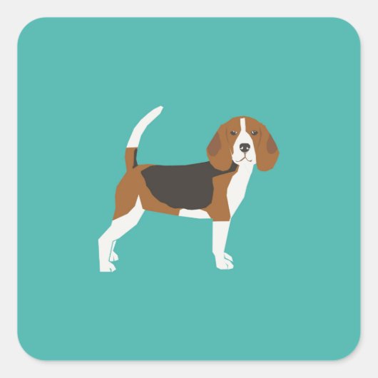 Beagle sticker (Voorkant)