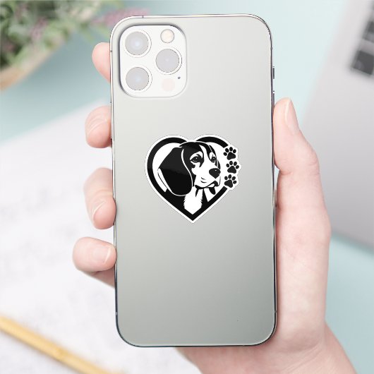 Beagle Sticker (Telefoon)