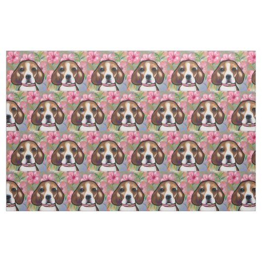 Beagle Stof (Fat Quarter)
