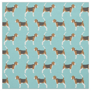 Beagle stof - schattig beagle hondenweefsel voor w