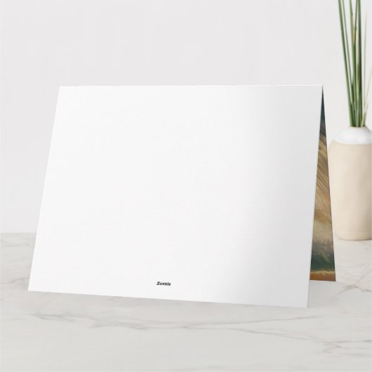 Beagle strand surfen schilderij kaart (Achterkant)