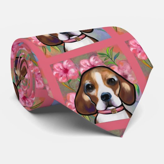 Beagle stropdas (Opgerold)