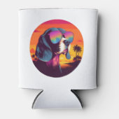 Beagle Sunset Achtergrond Shirt, Beagle Moeder, Be Blikjeskoeler (Voorkant)