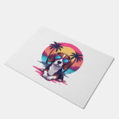 Beagle Sunset Achtergrond Shirt, Beagle Moeder, Be Deurmat (Schuin)