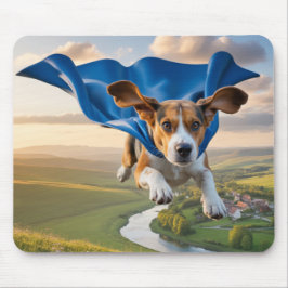 Beagle Superhero Mousepad Muismat