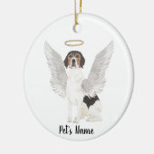 Beagle Sympathy Memorial  Keramisch Ornament (Links)