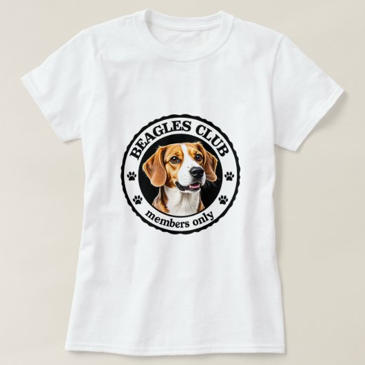 Beagle T-shirt (Design voorkant)