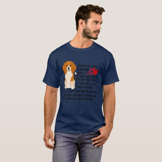 Beagle T-shirt (Voorkant volledig)